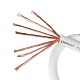 Силовой кабель DL Audio Piranha Power Cable 4GA White