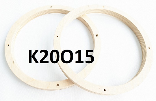 K20O15 Проставочные кольца 20см с отверстиями для установки (толщина 15мм) (пара)