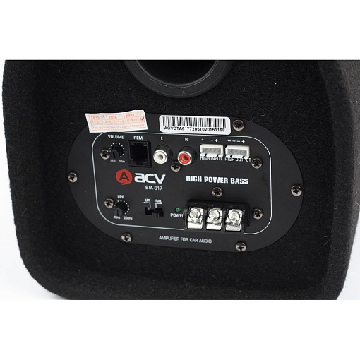 Активный корпусной сабвуфер труба ACV BTA-617 6" 200вт