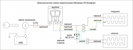 ЕМЕЛЯ УК-К Установочный комплект Комфорт с 2-х режимным переключателлем