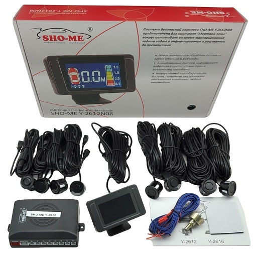 Парктроник SHO-ME Y-2612N08 Black 22