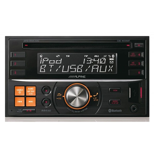 Автомагнитола Alpine CDE-W235BT 2DIN