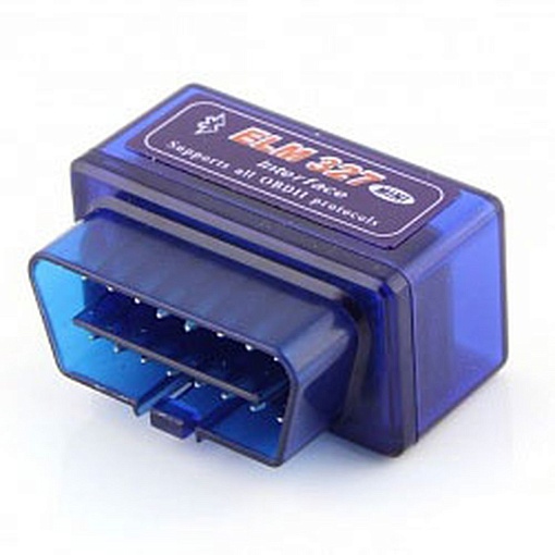 OBDII адаптер Quantoom ELM327 Bluetooth Mini с кнопкой
