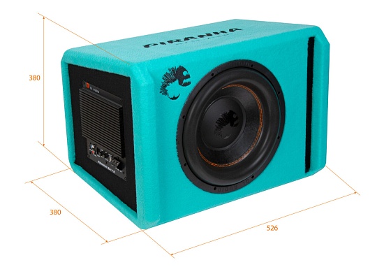 DL Audio Piranha 12A V2 (цвет marine) Активный сабвуфер