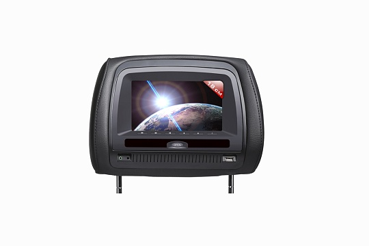 Подголовник с монитором и DVD 7 дюймов ACV AVM-607 GR серый