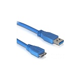 Кабель USB 3.0 A(m)-microUSB ATcom AT2825, 0.8 м, синий