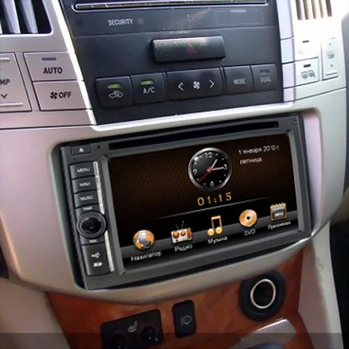 Переходная рамка Lexus RX330, RX350 2 DIN без крепежа Intro RLS-RX02