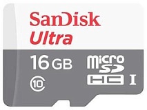 Карта памяти Sandisk SDSQUNS-016G-GN3MN, microSDHC