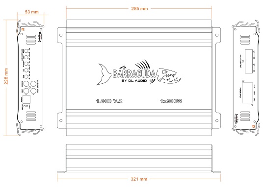 DL Audio Barracuda 1.900 v.2 Усилитель