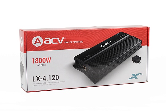 Автомобильный усилитель 4х120 Вт ACV LX-4.120