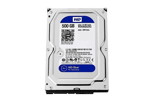 Жесткий диск HDD 500Gb WD Blue, WD5000AZRZ