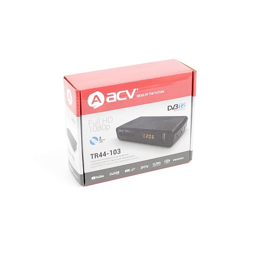 Цифровой тюнер DVB-Т2 с функцией медиаплеера ACV TR44-103