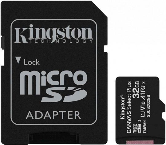 Карта памяти Kingston SDCS2/32GB, microSDHC