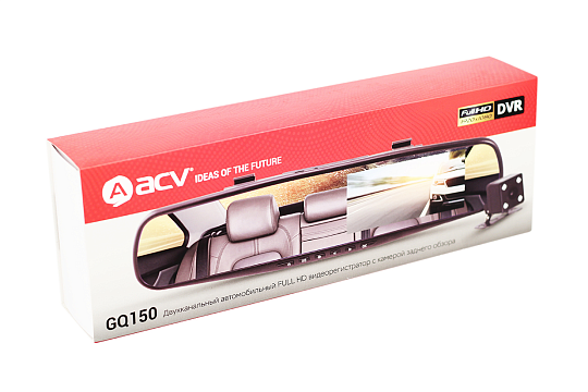 Видеорегистратор-зеркало ACV GQ150 с 2 камерами