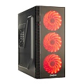 Корпус Miditower ExeGate EVO-7215-Red-600W-12, EX278413RUS