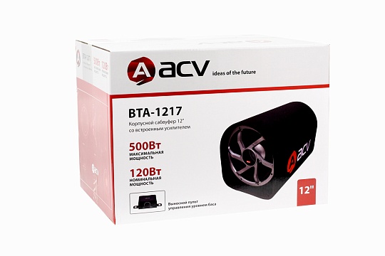 Активный корпусной сабвуфер ACV BTA-1017 10" 400вт