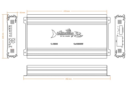 Усилитель DL Audio Barracuda 1.1800