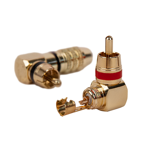 RCA коннектор угловой ACV RCA-65UK