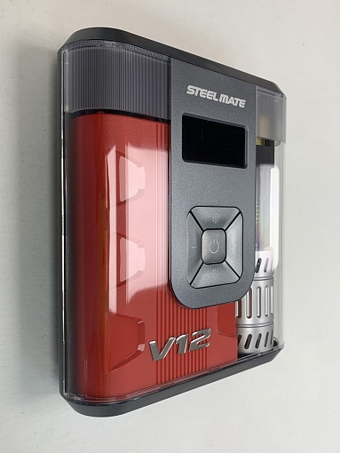 STEEL MATE V12 Пусковое устройство с компрессором 12000MAH/800A/31k/6BAR