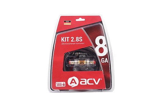 Комплект проводов для 2 канального усилителя ACV KIT 2.8S