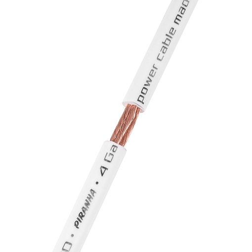 Силовой кабель DL Audio Piranha Power Cable 4GA White