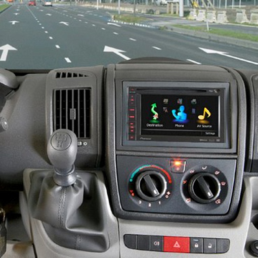 Переходная рамка Peugeot Boxer, Citroen Jumper, Fiat Ducato 1 DIN Intro RFR-N14