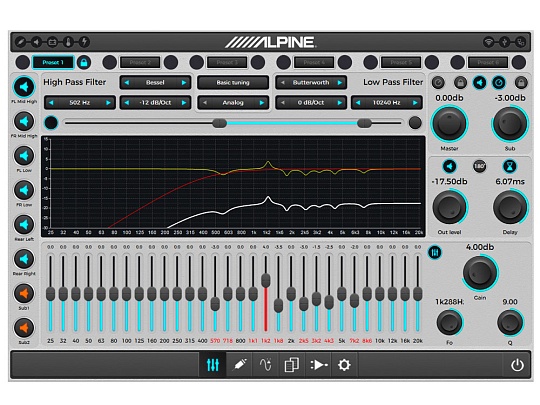 8-канальный цифровой процессор-усилитель Alpine PDP-E802DSP