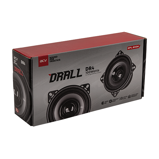Широкополосная акустика 10 см ACV DR4 DRALL (пара)