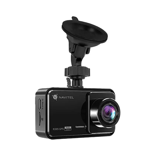 Видеорегистратор NAVITEL R385 GPS — видео 2K, GPS-информер, обзор 140°