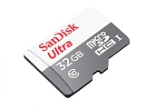 Карта памяти MicroSD 32Gb 10 class SanDisk Ultra Android micro SDHC class 10 UHS-I 80MB/s без  адапт