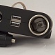 Разветвитель прикуривателя Intego C-06 черный 3 гнезда (10A) USB (5V/500mA)