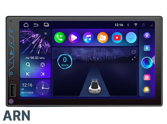INCAR ARN-7703-4 Мультимедийная система 2Din Android 13 DSP BT WiFi 1024*600