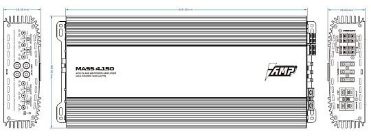 AMP MASS 4.150 Усилитель