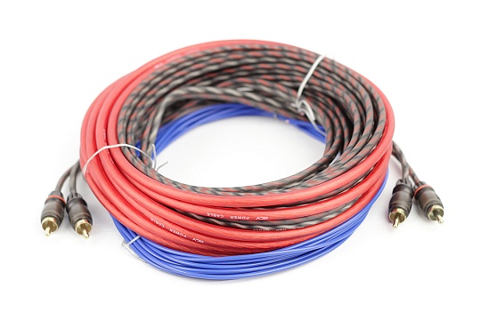 Комплект кабелей для 2 канального усилителя ACV KIT 2.10S