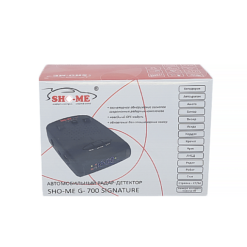 Радар-детектор Sho-Me G-700 Signature