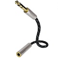Кабель INAKUSTIK Exzellenz Extension Audio Cable,3,0m,6.3mm jack<>6.3mm jack(F),00604603