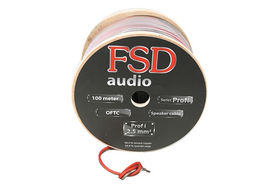 FSD audio PROFI-2.5mm Акустический кабель 2.5мм 99.9% луженая медь (100м)