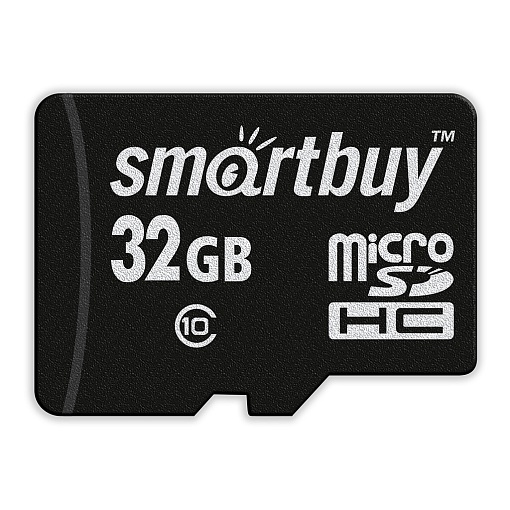 Карта памяти microSD 32Gb 10 class SmartBuy LE с адаптером