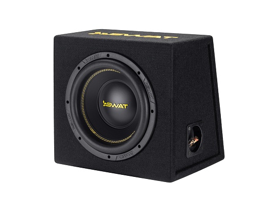 SWAT MAS-10SB Сабвуферный динамик 10" в корпусе ЗЯ-24л 300Вт RMS 4Ом