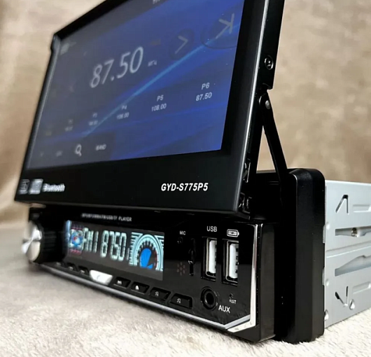 Выдвижная магнитола (1din) GYD-S775P5