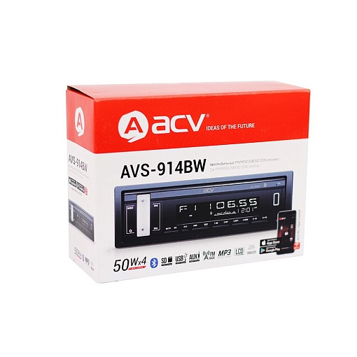 Магнитола ACV AVS-914BW 1 DIN