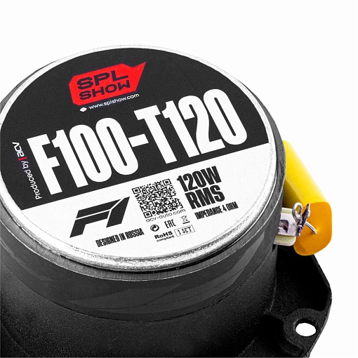 ACV F100-T120 ВЧ динамик SPL SHOW 3.4" (пара)
