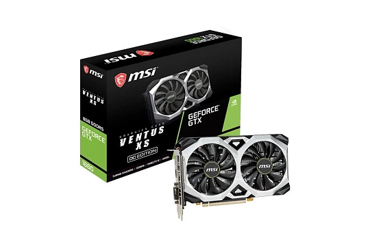 Видеокарта MSI GTX 1660 VENTUS XS 6G OCV1