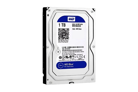 Жесткий диск HDD 1Tb WD Blue, WD10EZEX