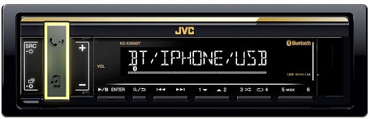 Автомагнитола JVC KD-X368BT