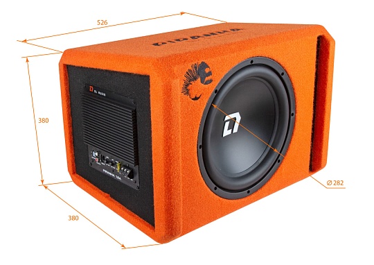 Активный сабвуфер DL Audio Piranha 12A ORANGE