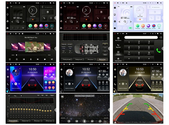 INCAR TMX-2409-4 Мультимедийный центр 9" Hyundai Santa Fe 13-18 Android 10 BT Wi-Fi