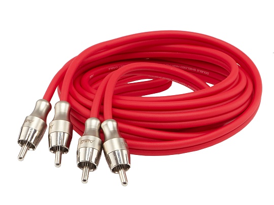 Межблочный кабель AURA RCA-B23 SE 3метра КРАСНЫЙ