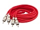 Межблочный кабель AURA RCA-B23 SE 3метра КРАСНЫЙ