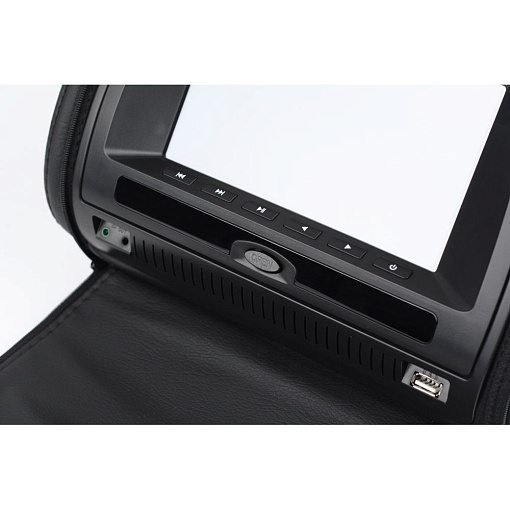 Подголовник с монитором и DVD 7 дюймов ACV AVM-607 BL черный